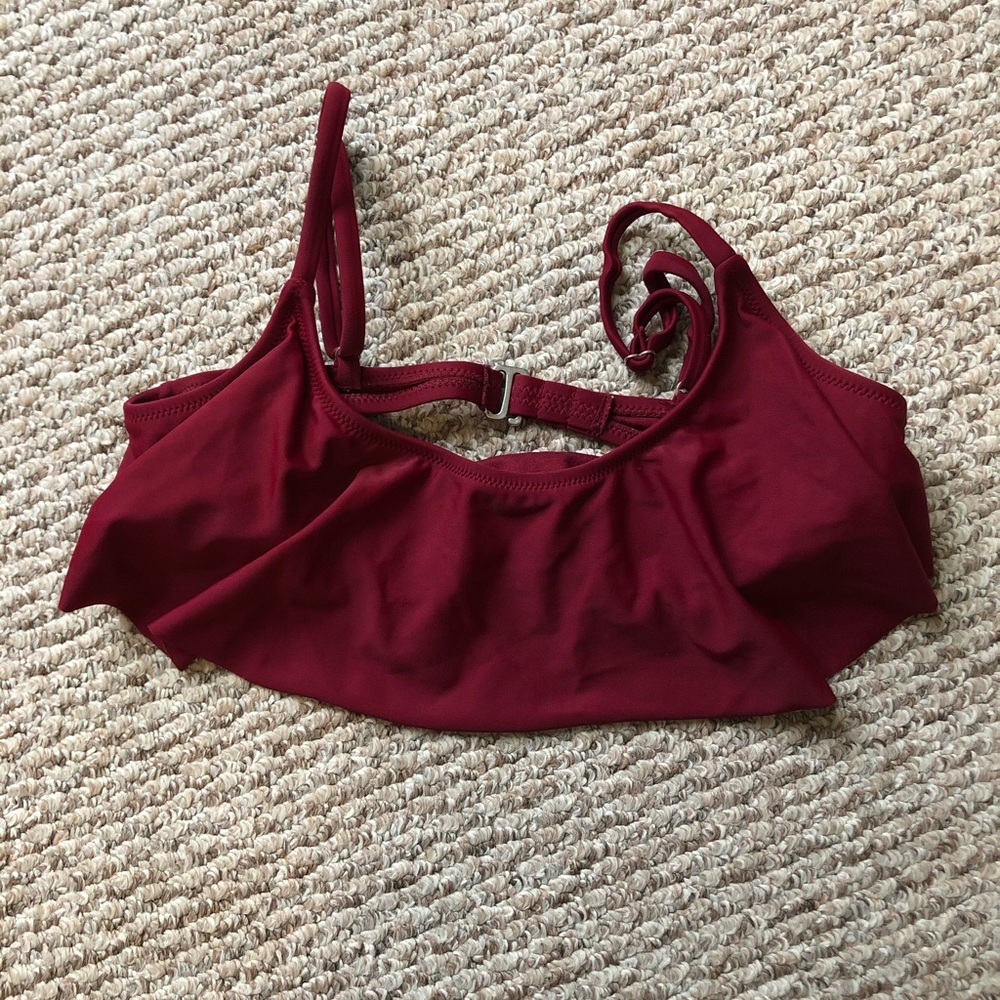 Old Navy Maroon Bikini Top